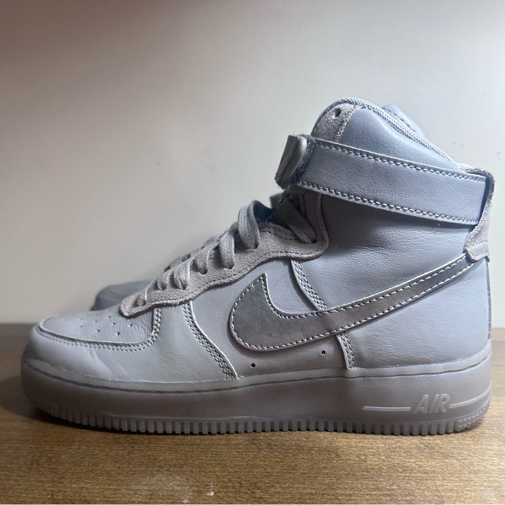 Nike Air Force 1 High Top Sneakers Wolf Grey